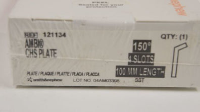 Smith&Nephew 121134 AMBI CHS Plate 150 degree 4 slots 100mm length (x)